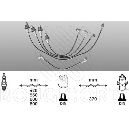 Photo Ignition Cable Kit BOUGICORD 3192