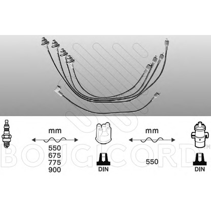 Photo Ignition Cable Kit BOUGICORD 3379