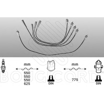 Foto Juego de cables de encendido BOUGICORD 3519