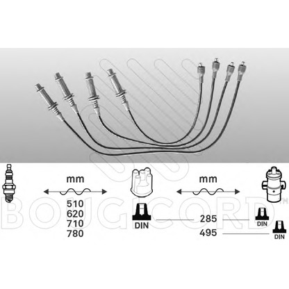 Foto Juego de cables de encendido BOUGICORD 3545