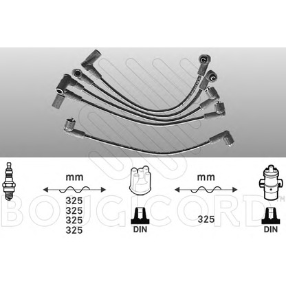 Photo Ignition Cable Kit BOUGICORD 4011