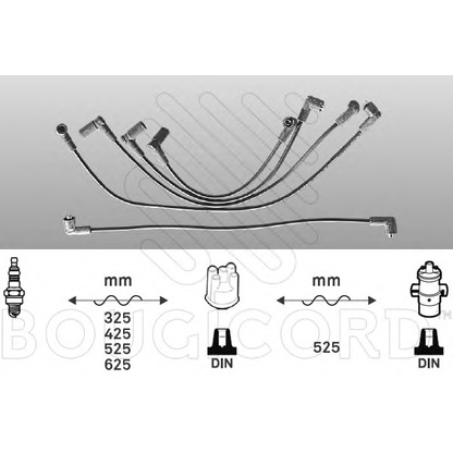 Photo Ignition Cable Kit BOUGICORD 4017