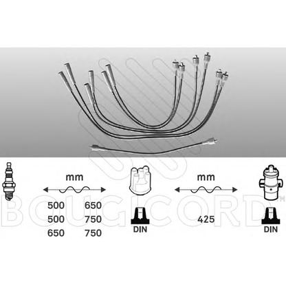 Foto Juego de cables de encendido BOUGICORD 4025