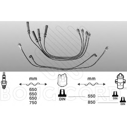 Foto Juego de cables de encendido BOUGICORD 4086