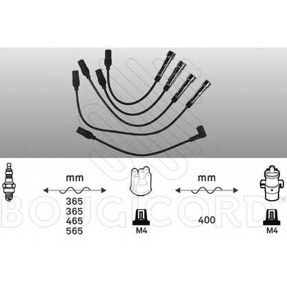 Foto Juego de cables de encendido BOUGICORD 4101