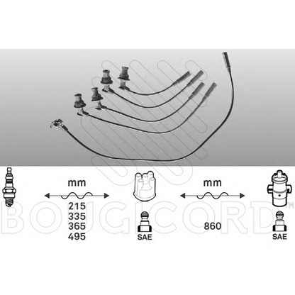 Foto Zündleitungssatz BOUGICORD 1420