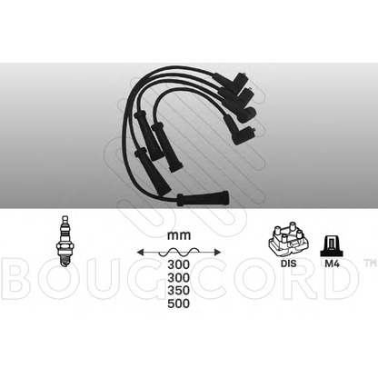 Photo Ignition Cable Kit BOUGICORD 2459