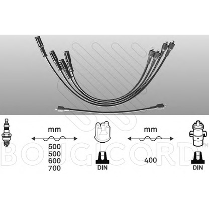 Photo Ignition Cable Kit BOUGICORD 7265