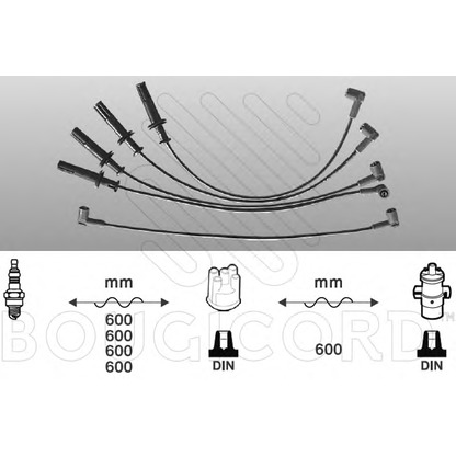 Photo Ignition Cable Kit BOUGICORD 7267