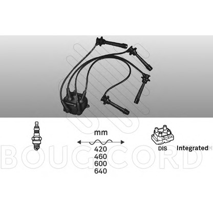 Foto Zündleitungssatz BOUGICORD 7409