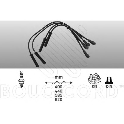 Photo Ignition Cable Kit BOUGICORD 8001