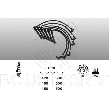 Foto Zündleitungssatz BOUGICORD 8109