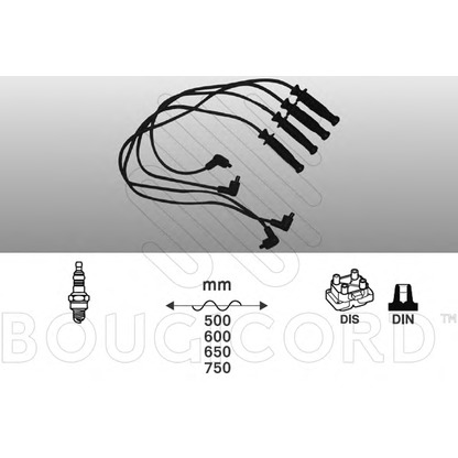 Photo Ignition Cable Kit BOUGICORD 8111