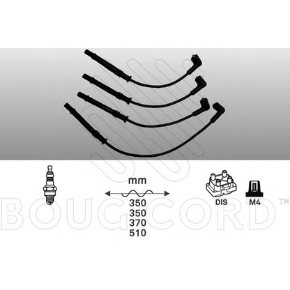 Photo Ignition Cable Kit BOUGICORD 8115