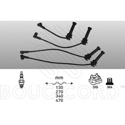 Foto Zündleitungssatz BOUGICORD 8119