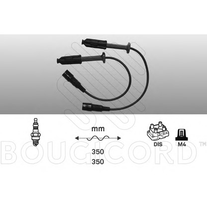 Photo Ignition Cable Kit BOUGICORD 9836