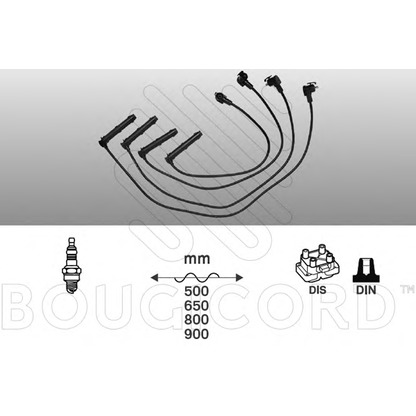 Photo Ignition Cable Kit BOUGICORD 4147