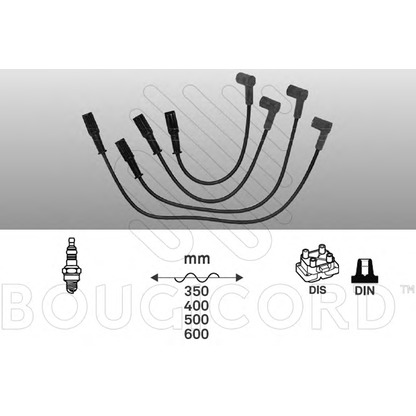 Photo Ignition Cable Kit BOUGICORD 4158