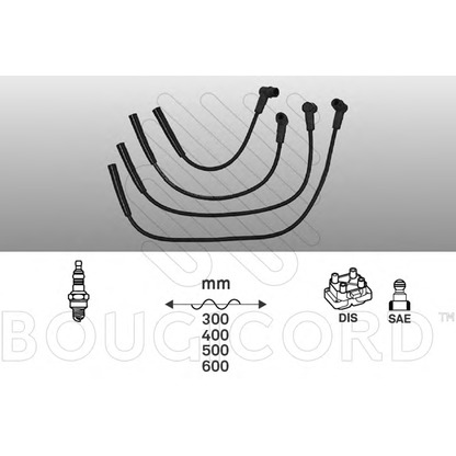 Photo Ignition Cable Kit BOUGICORD 4202