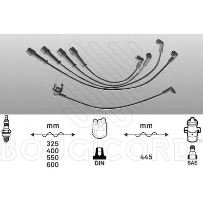 Foto Zündleitungssatz BOUGICORD 4486
