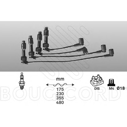 Photo Ignition Cable Kit BOUGICORD 5101