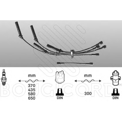 Photo Ignition Cable Kit BOUGICORD 6530