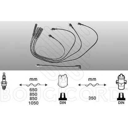 Foto Juego de cables de encendido BOUGICORD 7115