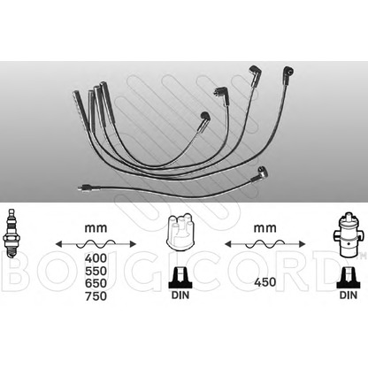 Photo Ignition Cable Kit BOUGICORD 7135