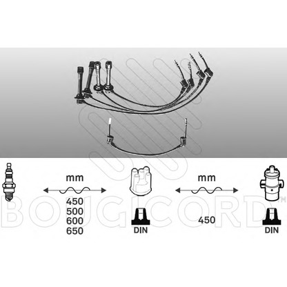 Foto Juego de cables de encendido BOUGICORD 7150