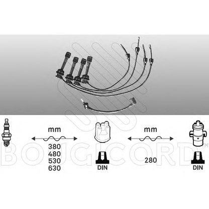 Photo Ignition Cable Kit BOUGICORD 7184