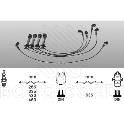 Photo Ignition Cable Kit BOUGICORD 7196