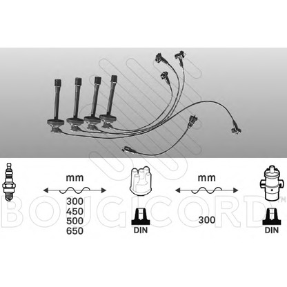 Photo Ignition Cable Kit BOUGICORD 7198