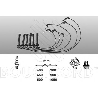 Photo Ignition Cable Kit BOUGICORD 7205