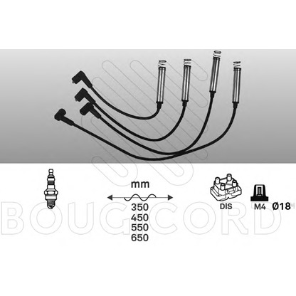 Photo Ignition Cable Kit BOUGICORD 7215
