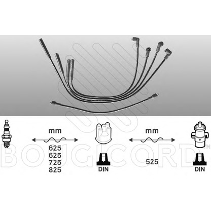 Photo Ignition Cable Kit BOUGICORD 7219