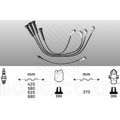 Photo Ignition Cable Kit BOUGICORD 7229