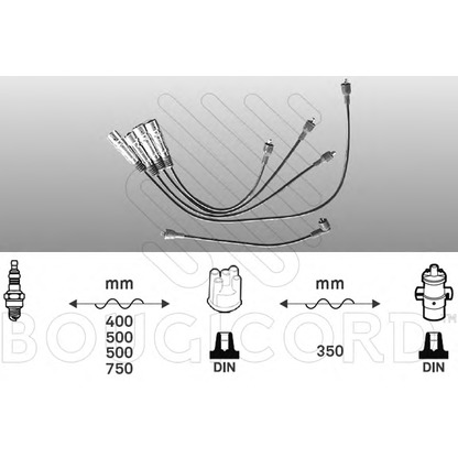 Photo Ignition Cable Kit BOUGICORD 7243