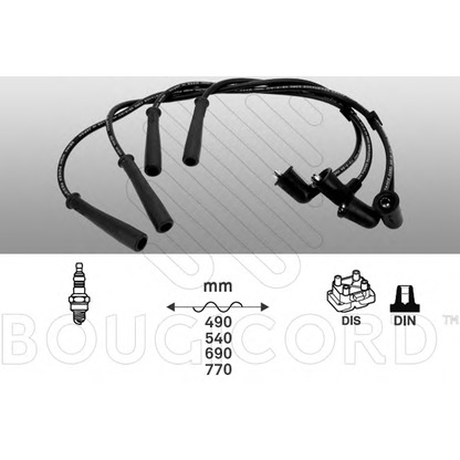 Photo Ignition Cable Kit BOUGICORD 8118