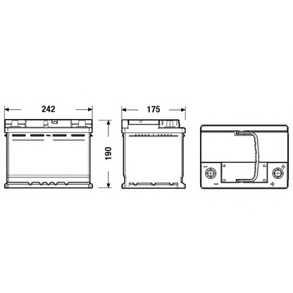 Foto Starterbatterie; Starterbatterie TUDOR TL600