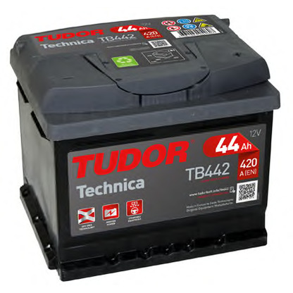 Photo Batterie de démarrage; Batterie de démarrage TUDOR TB442