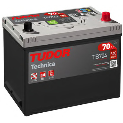Photo Batterie de démarrage; Batterie de démarrage TUDOR TB704