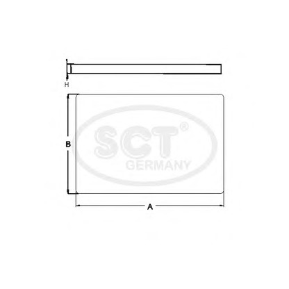 Photo Filter, interior air SCT Germany SA1127