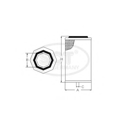 Foto Luftfilter SCT Germany SB044