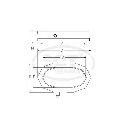 Photo Filtre à air SCT Germany SB268