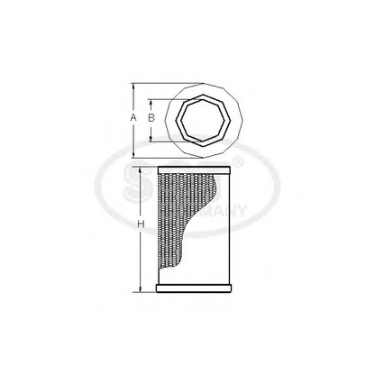 Photo Air Filter SCT Germany SB3097