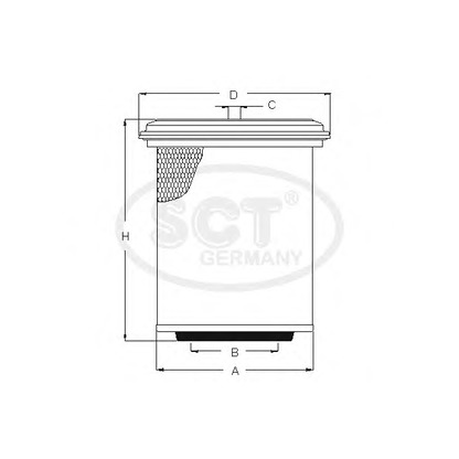 Photo Air Filter SCT Germany SB3194