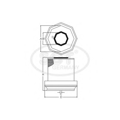 Foto Filtro aria SCT Germany SB3227