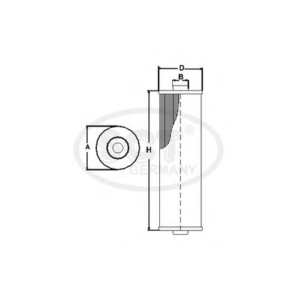 Photo Fuel filter SCT Germany SC7025P
