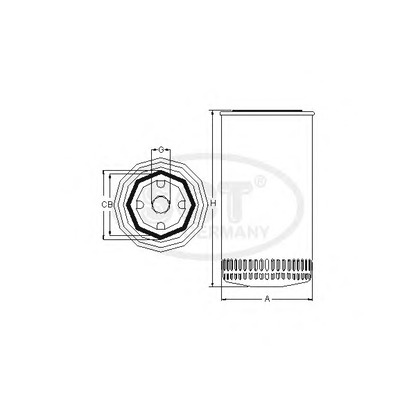 Photo Oil Filter SCT Germany SM5715