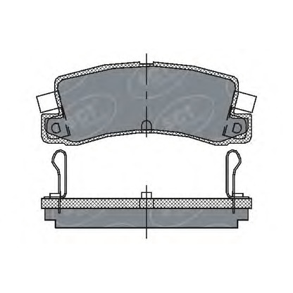 Photo Brake Pad Set, disc brake SCT Germany SP106PR